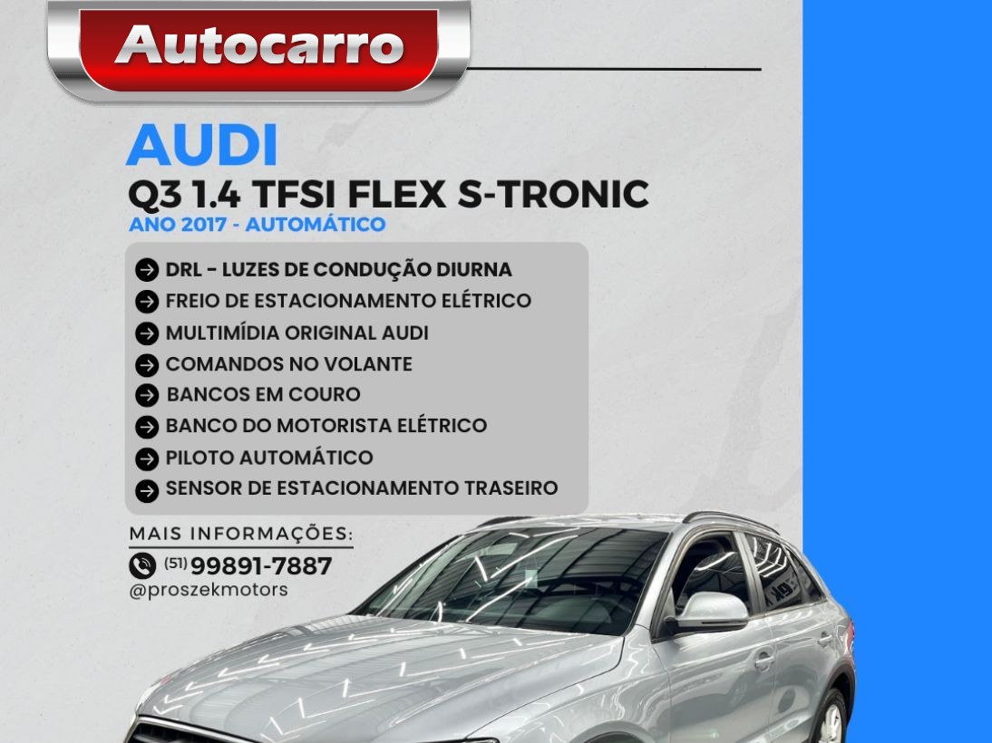 Audi Q3 1.4 TFSI FLEX PRESTIGE S TRONIC 2017
