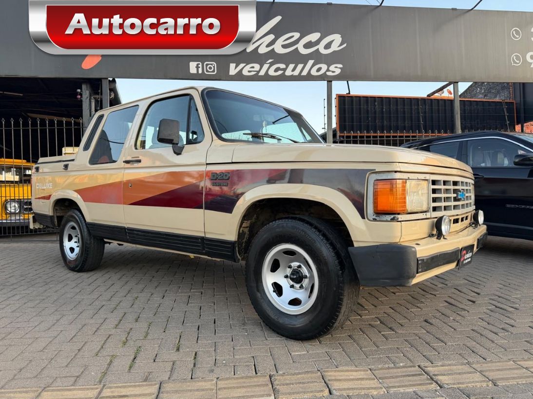 Chevrolet D20 4.0 CUSTOM DE LUXE CD 8V 1987