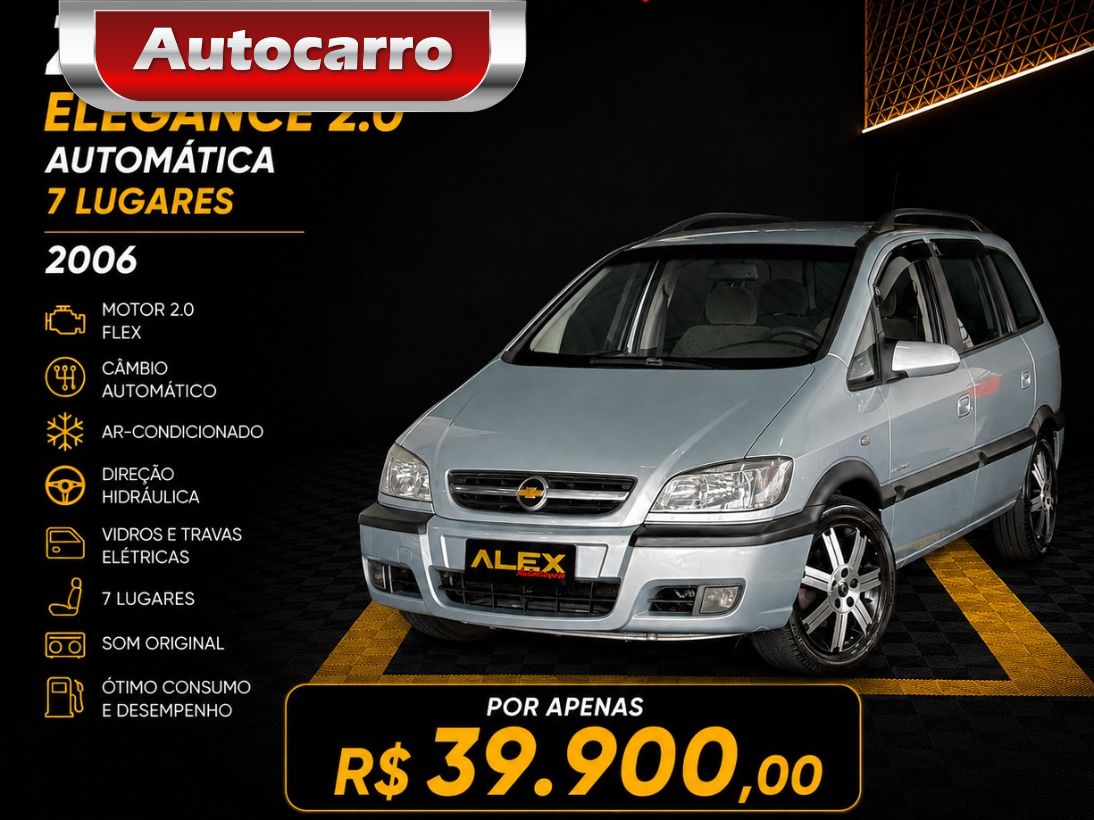 Chevrolet Zafira ELEGANCE 2.0 MPFI FLEXPOWER 8V 5P 2010