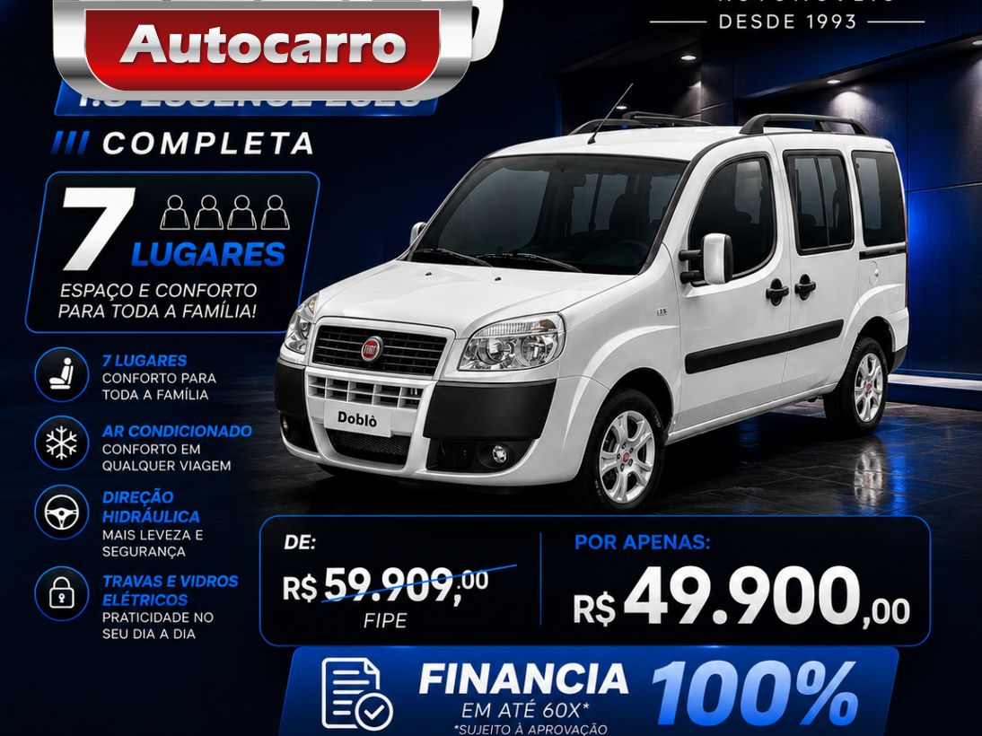 Fiat Doblo Doblo ESSENCE 1.8 Flex 16V 5p 2020