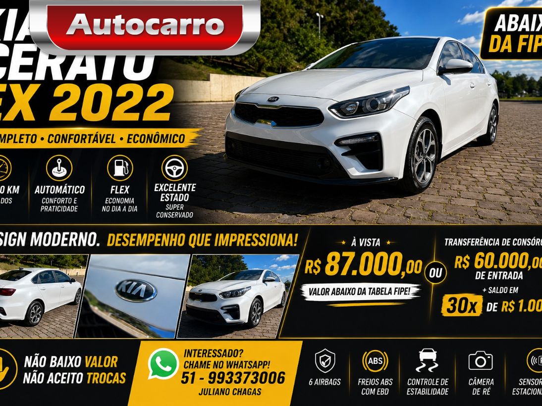 KIA Cerato Cerato EX 2.0 16V Flex Aut. 2022