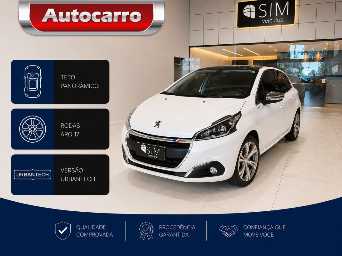 Peugeot 208 URBANTECH 1.6 16V FLEX 2018