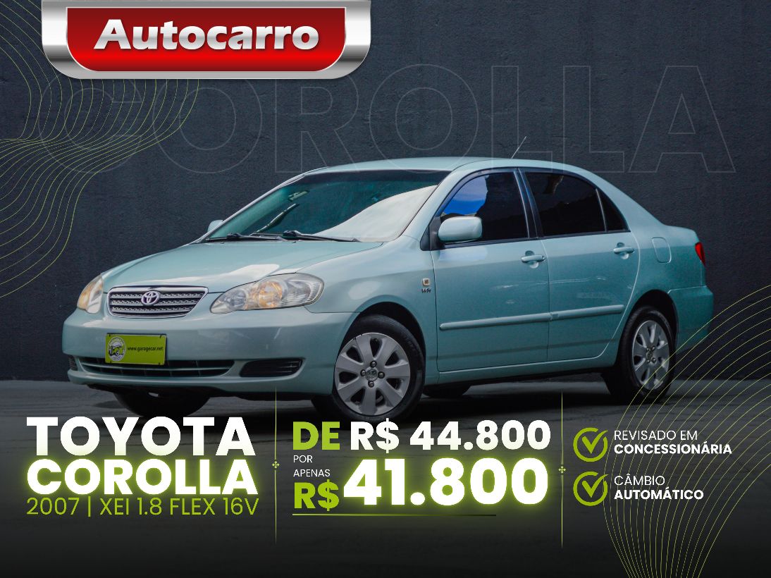 Toyota Corolla Corolla S 1.8 16V 136cv Mec 2007