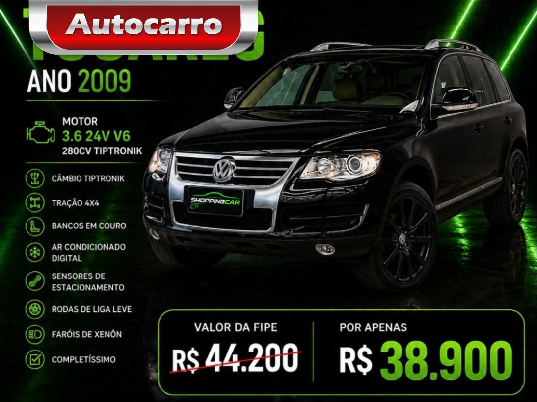 Volkswagen Touareg TOUAREG 3.6 24V V6 280cv Tiptronic 5p 2009